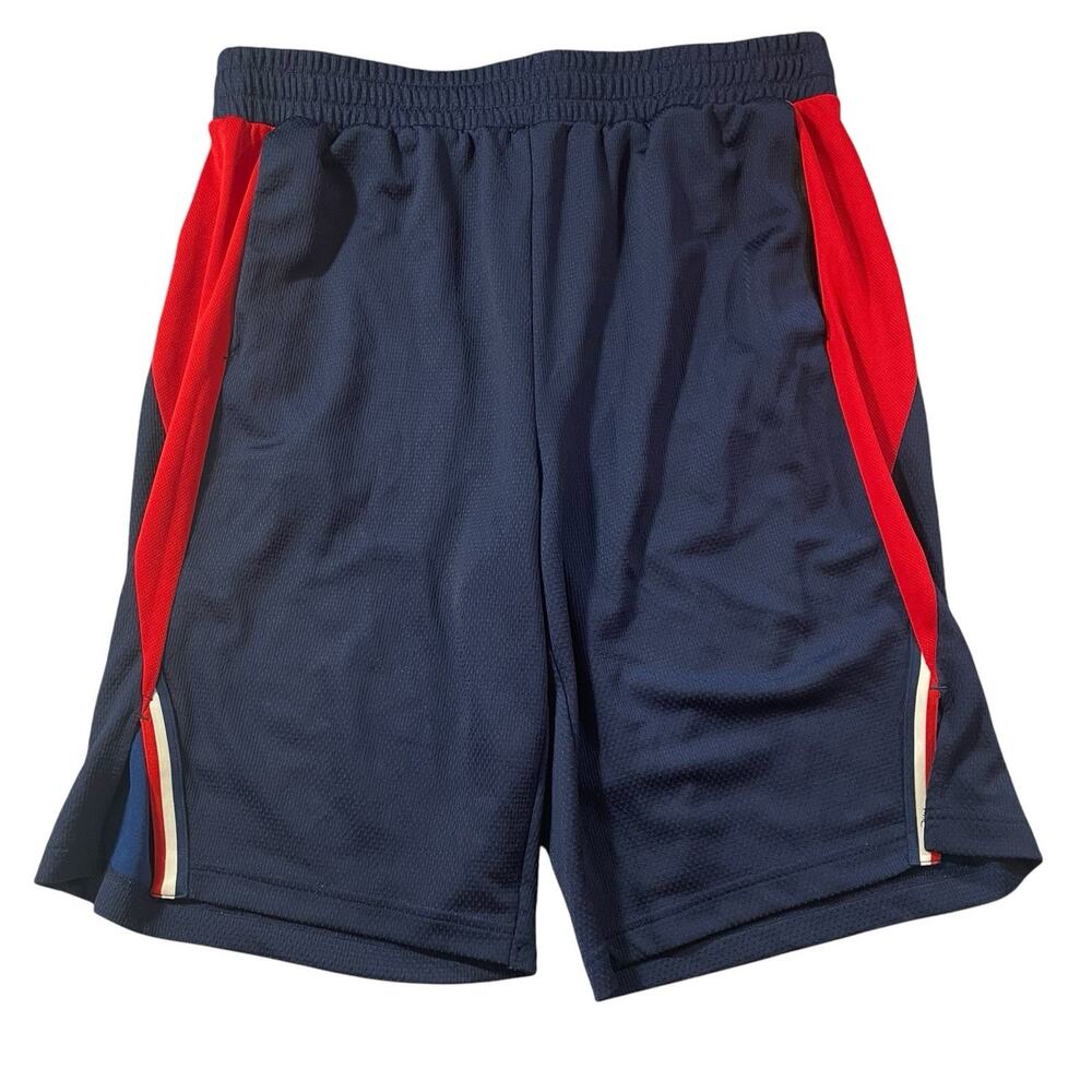 Men's Athletic Basketball Shorts Size Large Blue Pockets Drawstring by Xersion